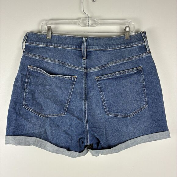 J Crew Women’s Blue Denim Shorts Fits 33” Size 10 Jean Shorts NWT - Picture 4 of 4